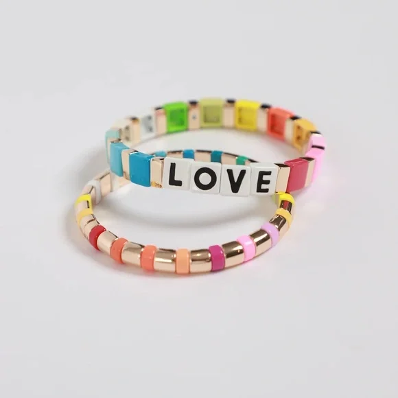 NWOT ROXANNE ASSOULIN
Love Rainbow Duo Bracelets - Picture 2 of 6